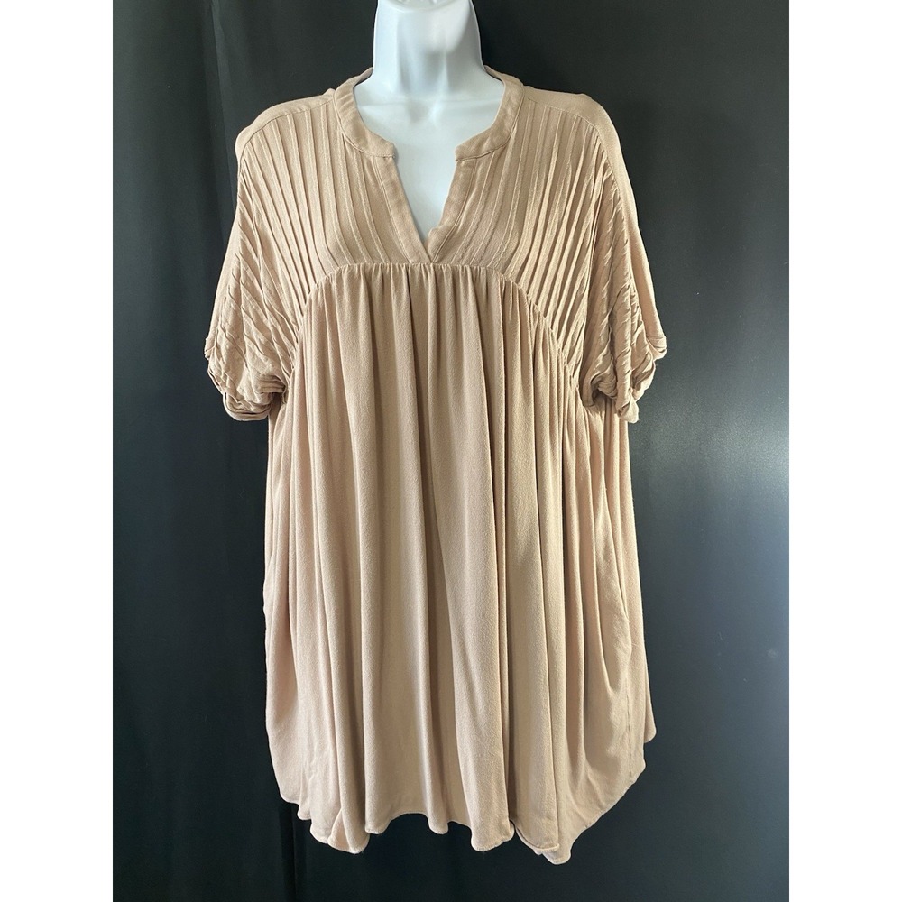 Mittoshop Women's Babydoll Top Shirt Dress Size Medium